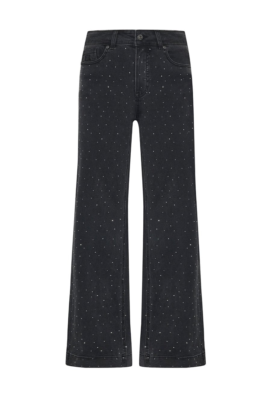 Janaya Pants Grey Denim | Bukser | Smuk - Dameklær på nett