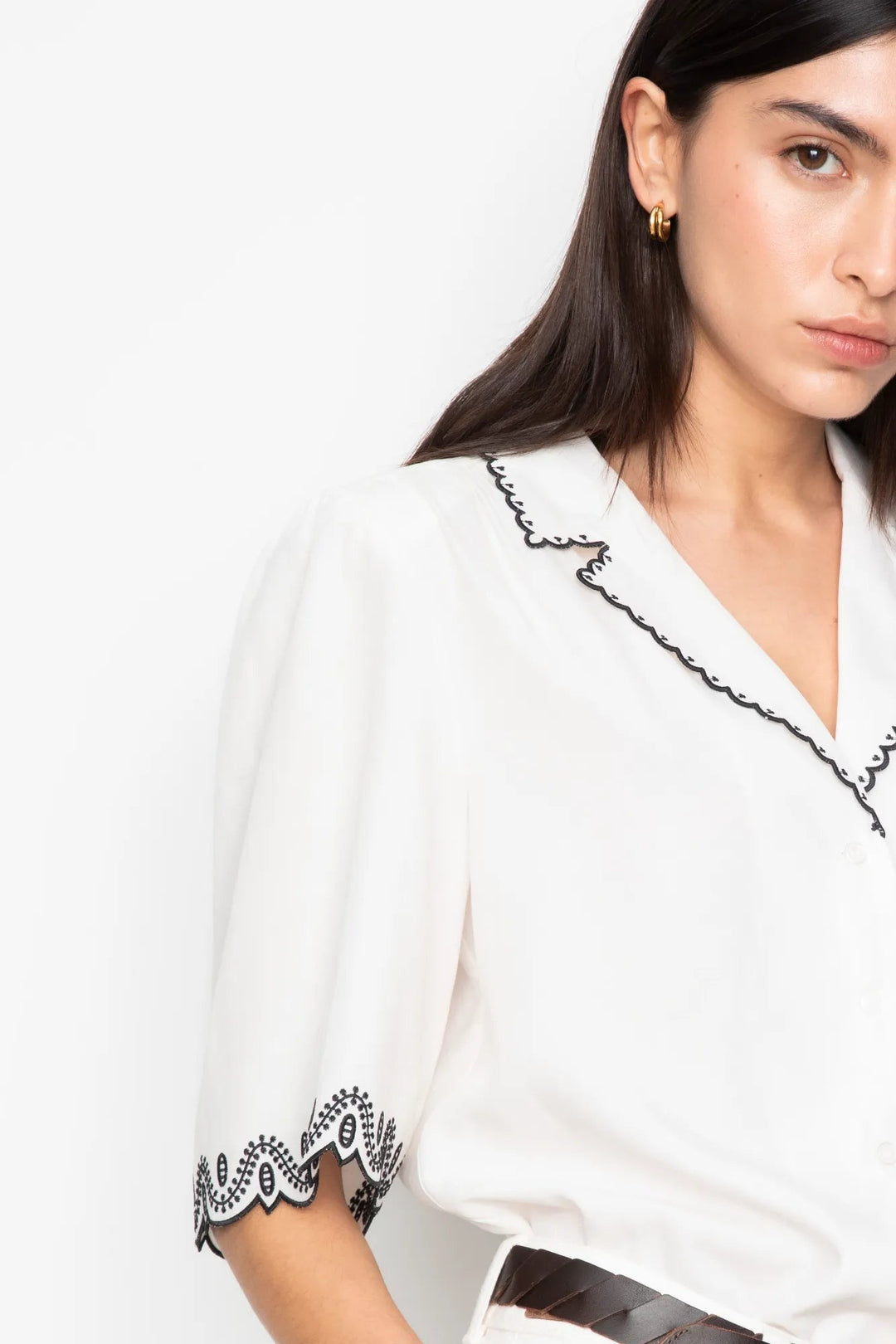 Jane Blouse Cream | Skjorter og bluser | Smuk