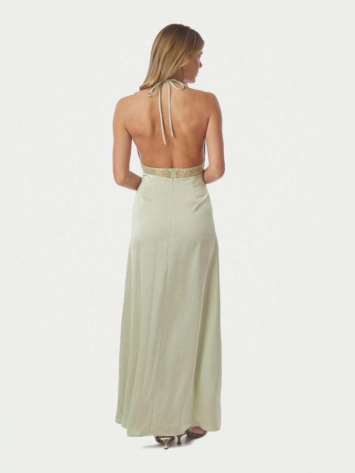 Jasine Heavy Sateen Dress Mint | Kjoler | Smuk