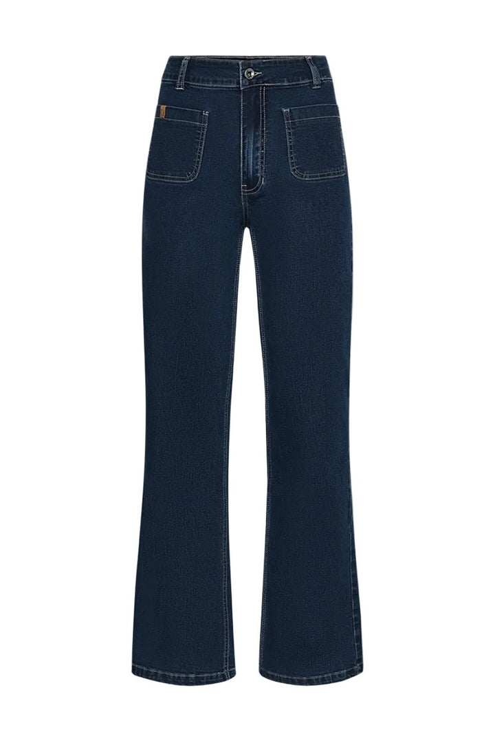 Jaya Trousers Medium Blue Denim | Bukser | Smuk