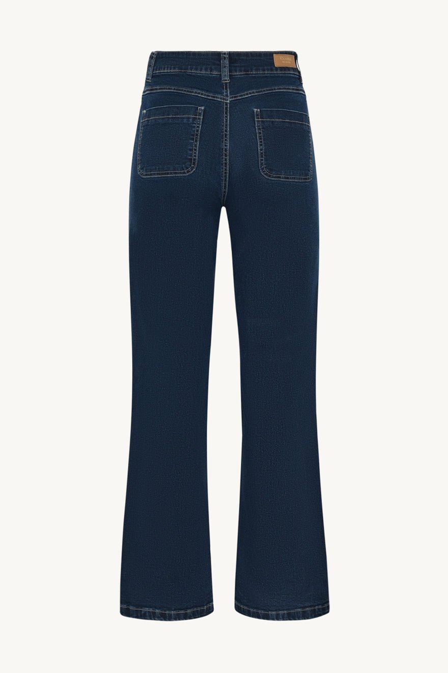 Jaya Trousers Medium Blue Denim | Bukser | Smuk