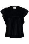 Jayla S Voile Top Black