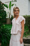 Jayla S Voile Top Light Pink