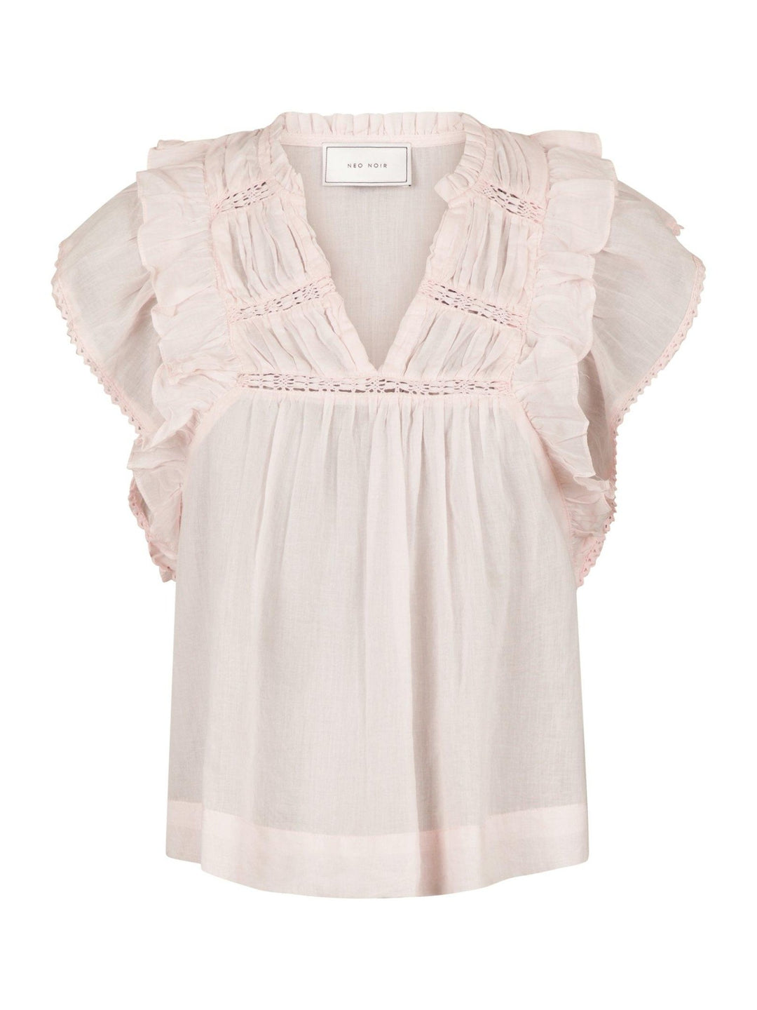 Jayla S Voile Top Light Pink | Topper | Smuk - Dameklær på nett