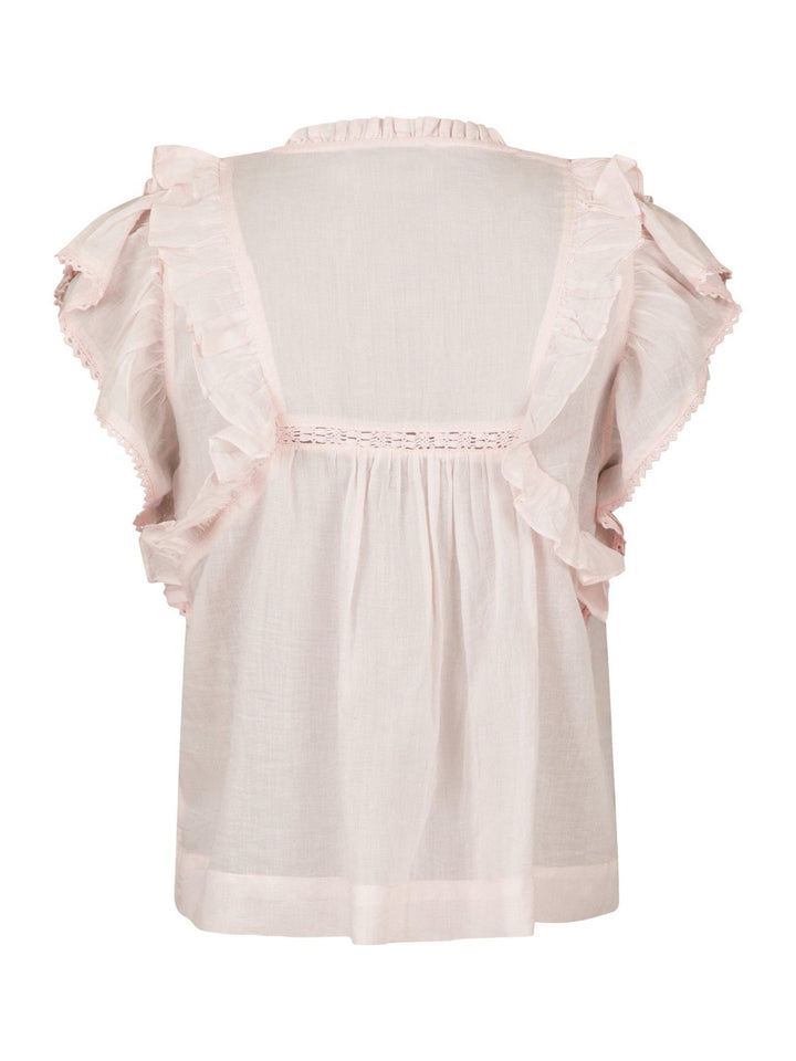 Jayla S Voile Top Light Pink | Topper | Smuk - Dameklær på nett