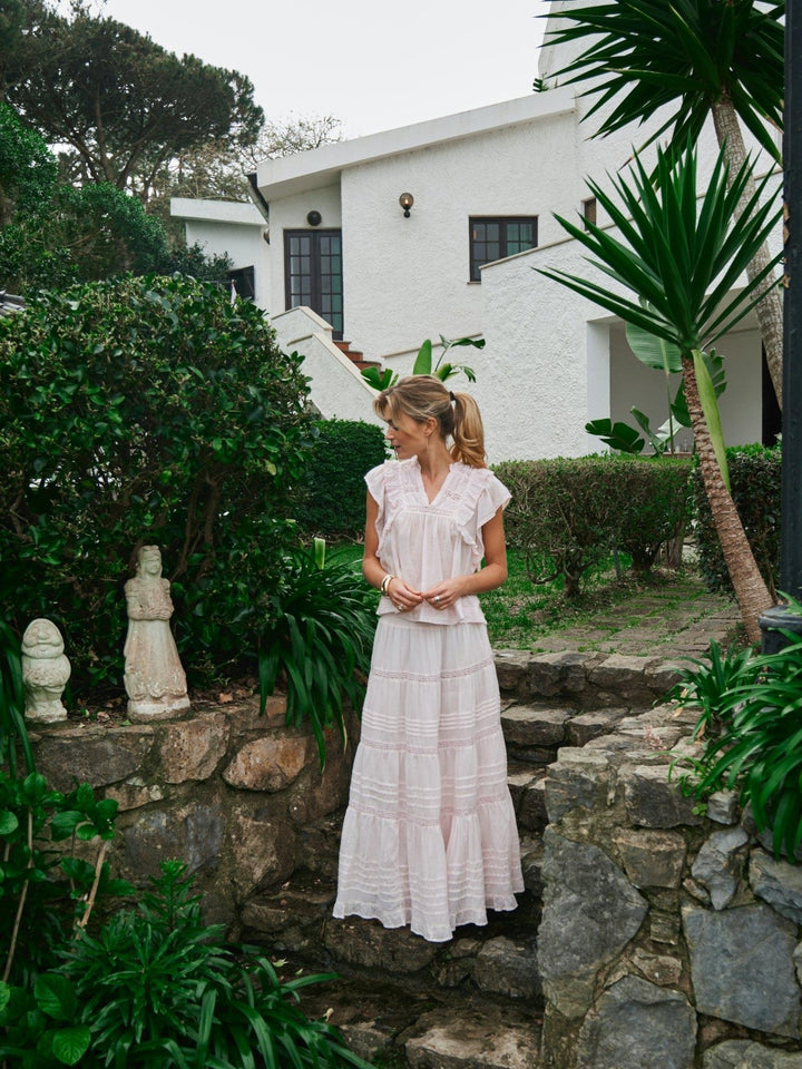 Jayla S Voile Top Light Pink | Topper | Smuk - Dameklær på nett