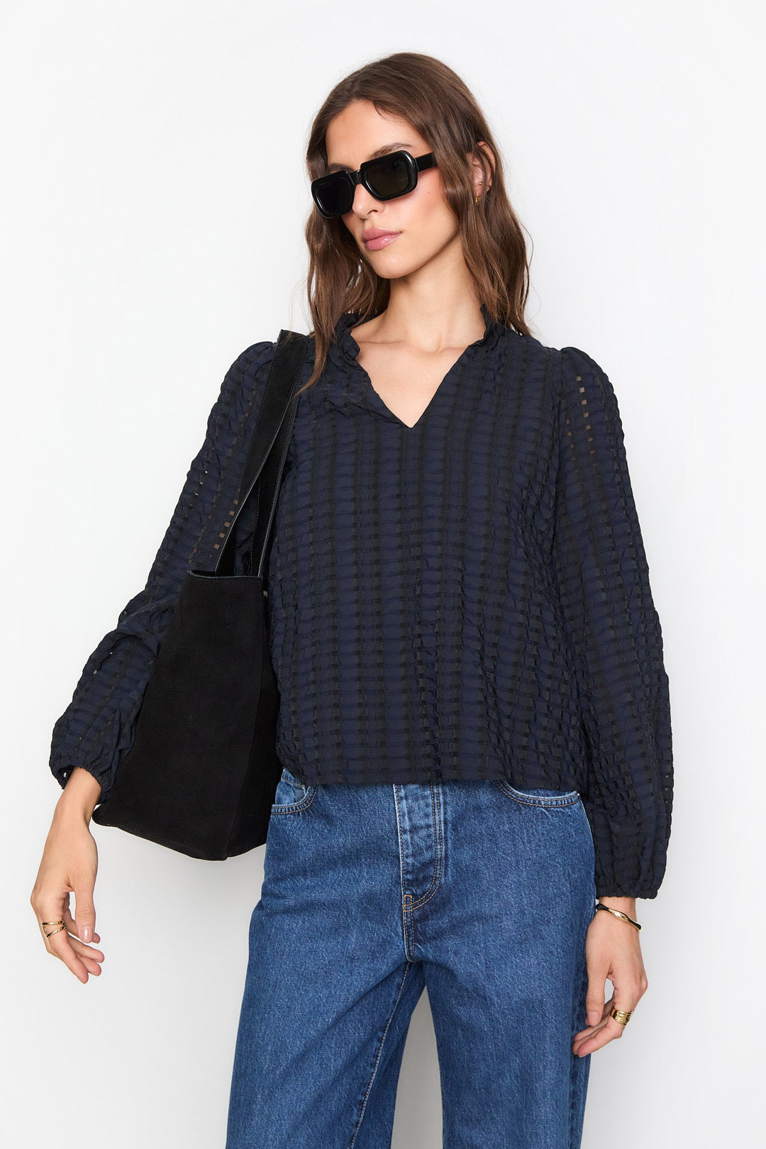 Jayne Blouse Black | Skjorter og bluser | Smuk - Dameklær på nett