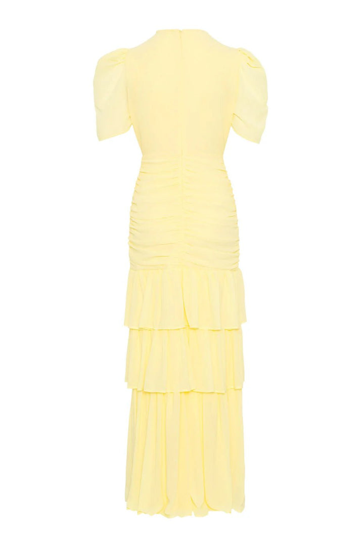 Jenna Maxi Dress Lemonade | Kjoler | Smuk