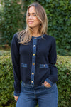 Jersey Jacket Navy