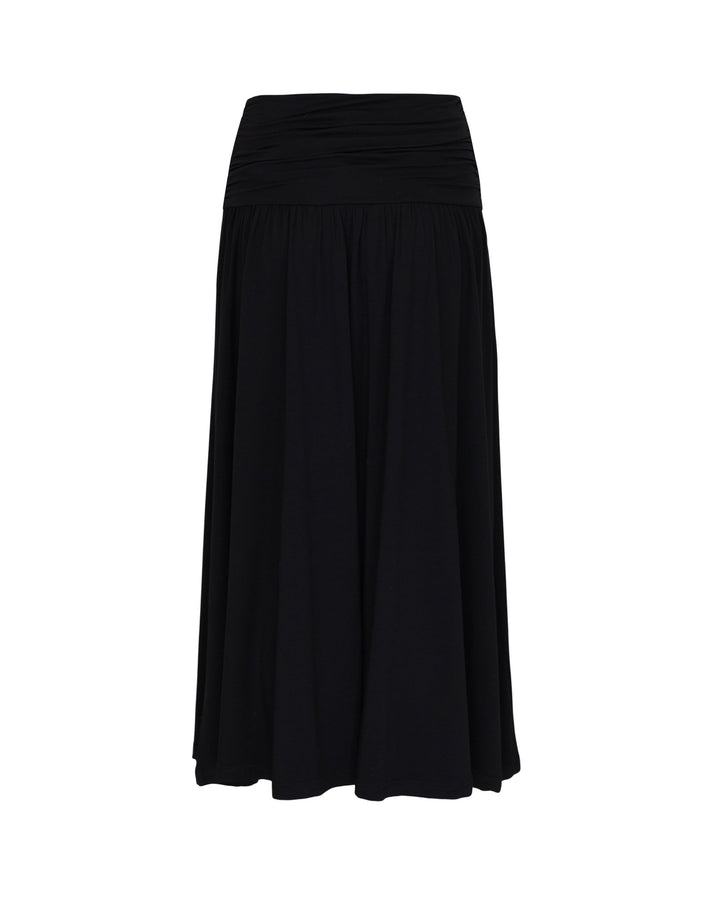 Jersey Skirt Black | Skjørt | Smuk