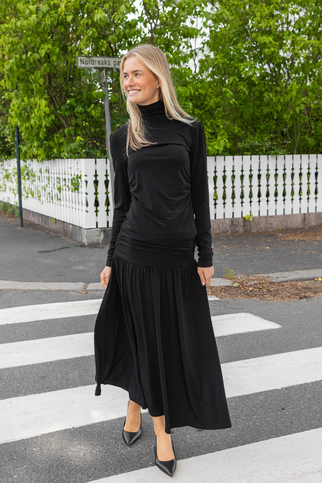 Jersey Skirt Black | Skjørt | Smuk
