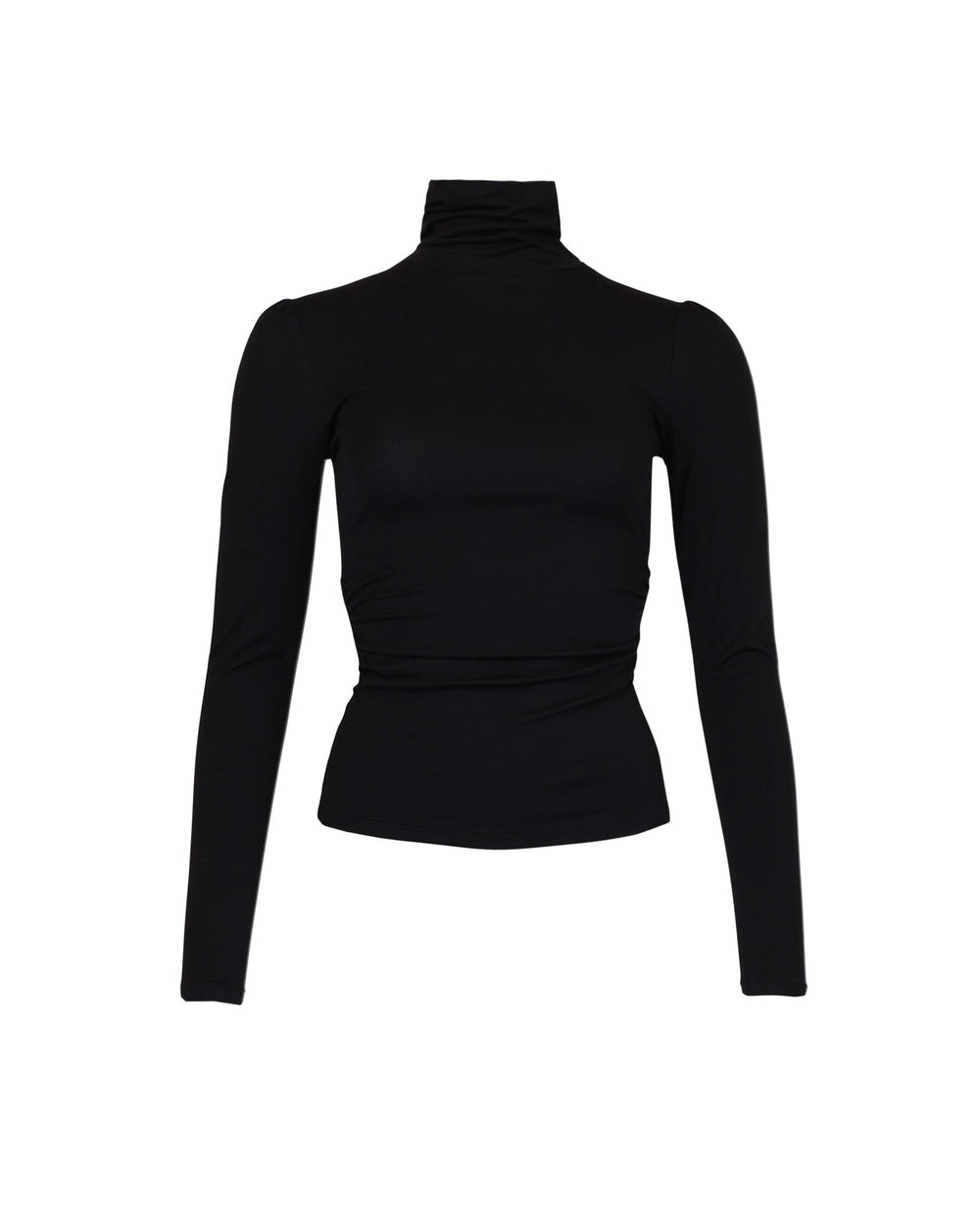 Jersey Turtleneck Black | Genser | Smuk