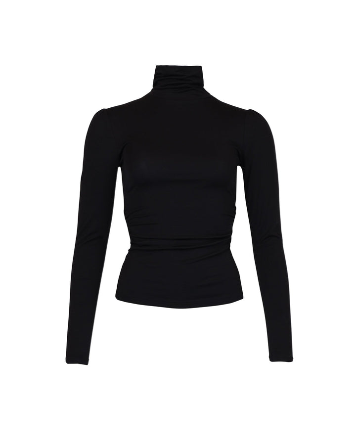 Jersey Turtleneck Black | Genser | Smuk