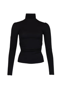 Jersey Turtleneck Black