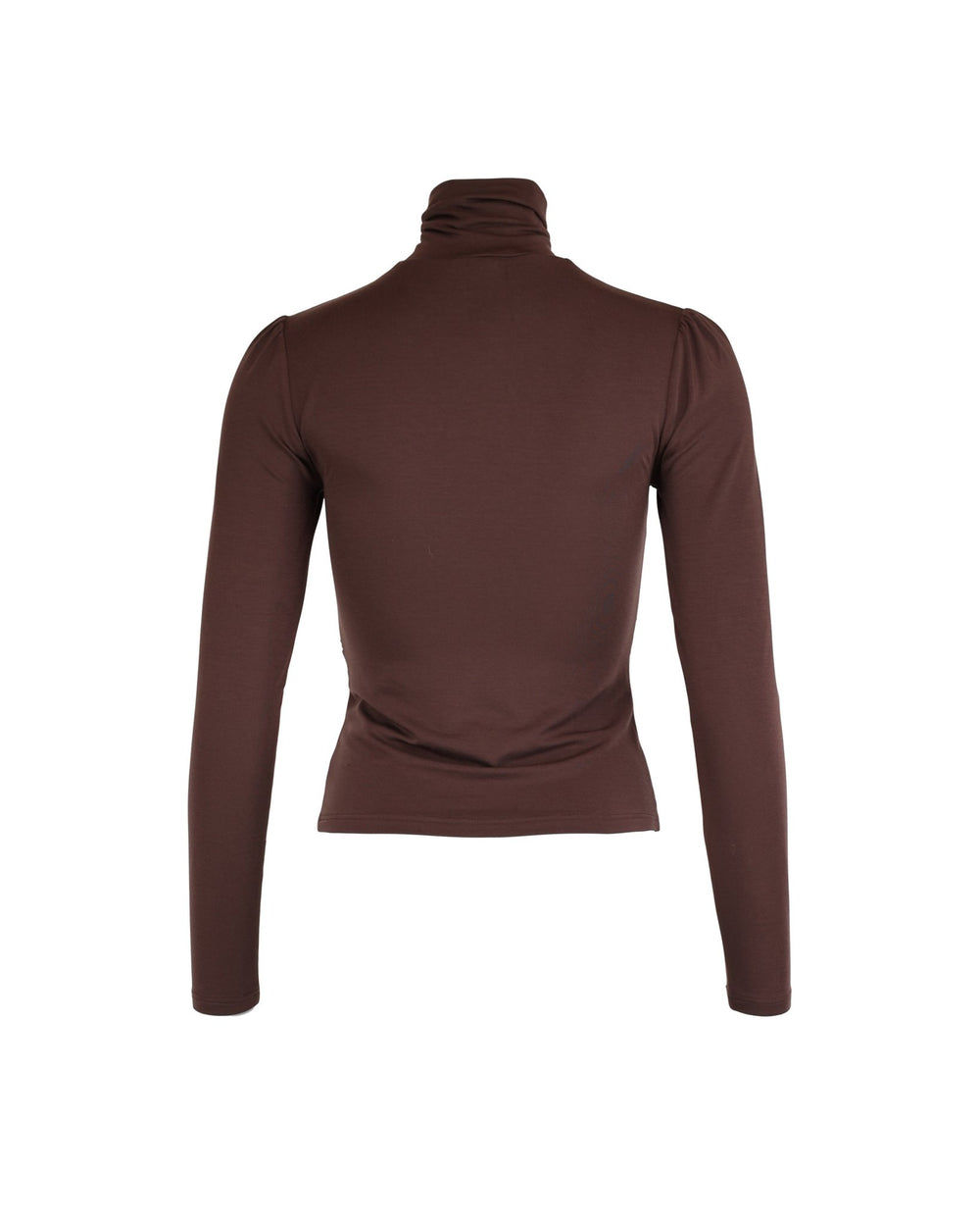 Jersey Turtleneck Brown | Genser | Smuk
