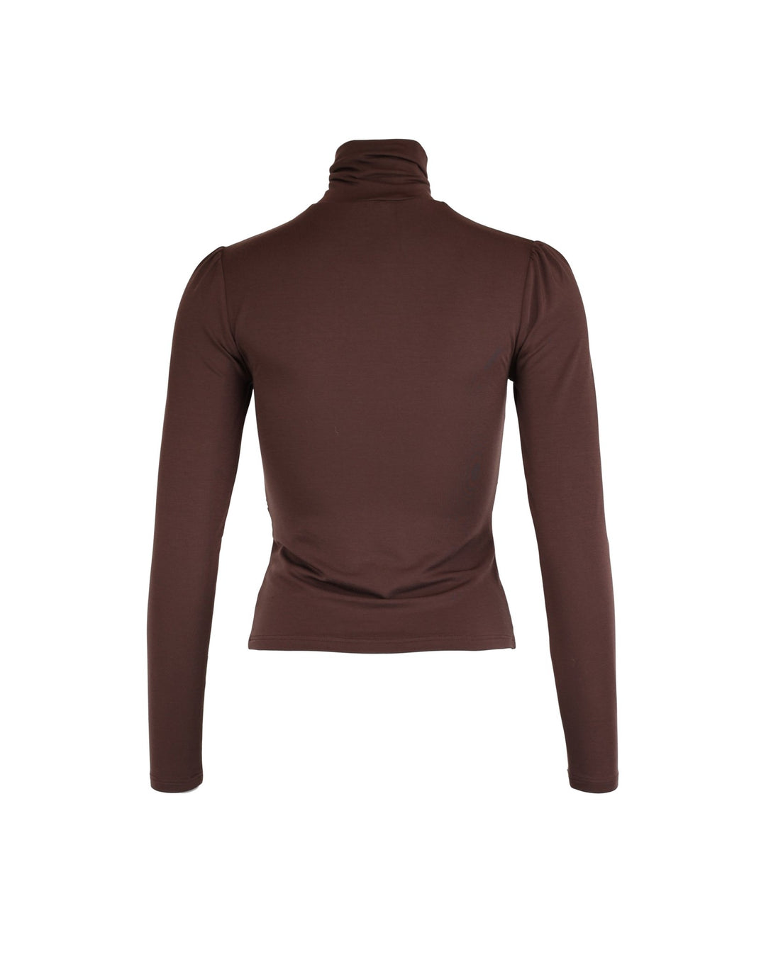 Jersey Turtleneck Brown | Genser | Smuk