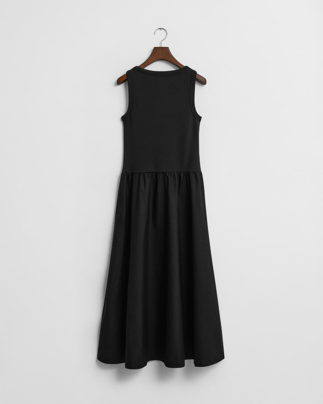 Jersey Woven Midi Dress Black | Kjoler | Smuk - Dameklær på nett