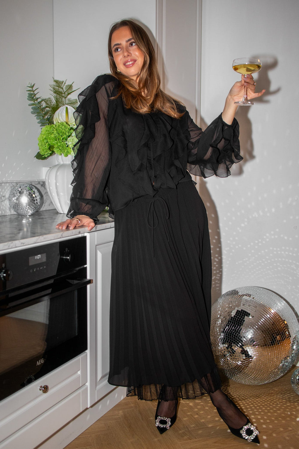 Jessie Skirt Black | Skjørt | Smuk - Dameklær på nett