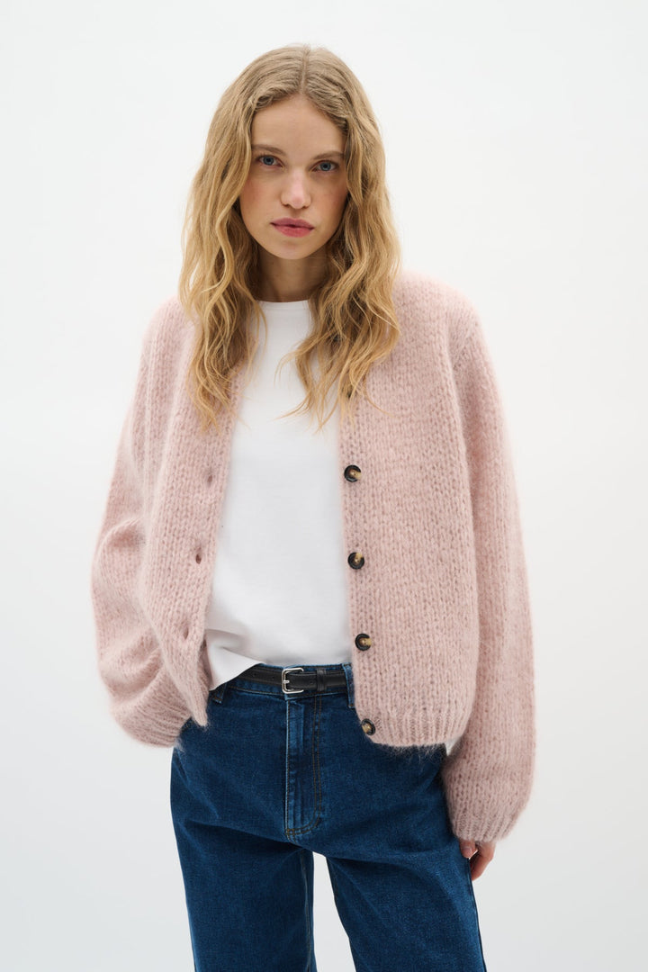 Jetraiw Cardigan Dusty Blush | Genser | Smuk - Dameklær på nett