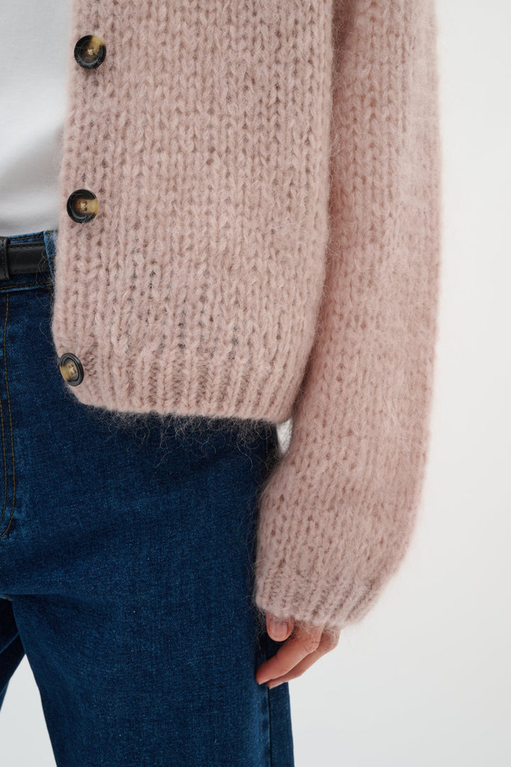 Jetraiw Cardigan Dusty Blush | Genser | Smuk - Dameklær på nett
