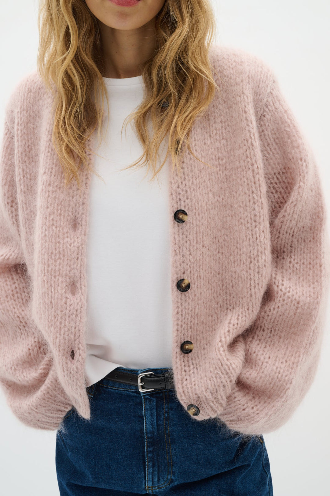 Jetraiw Cardigan Dusty Blush | Genser | Smuk - Dameklær på nett