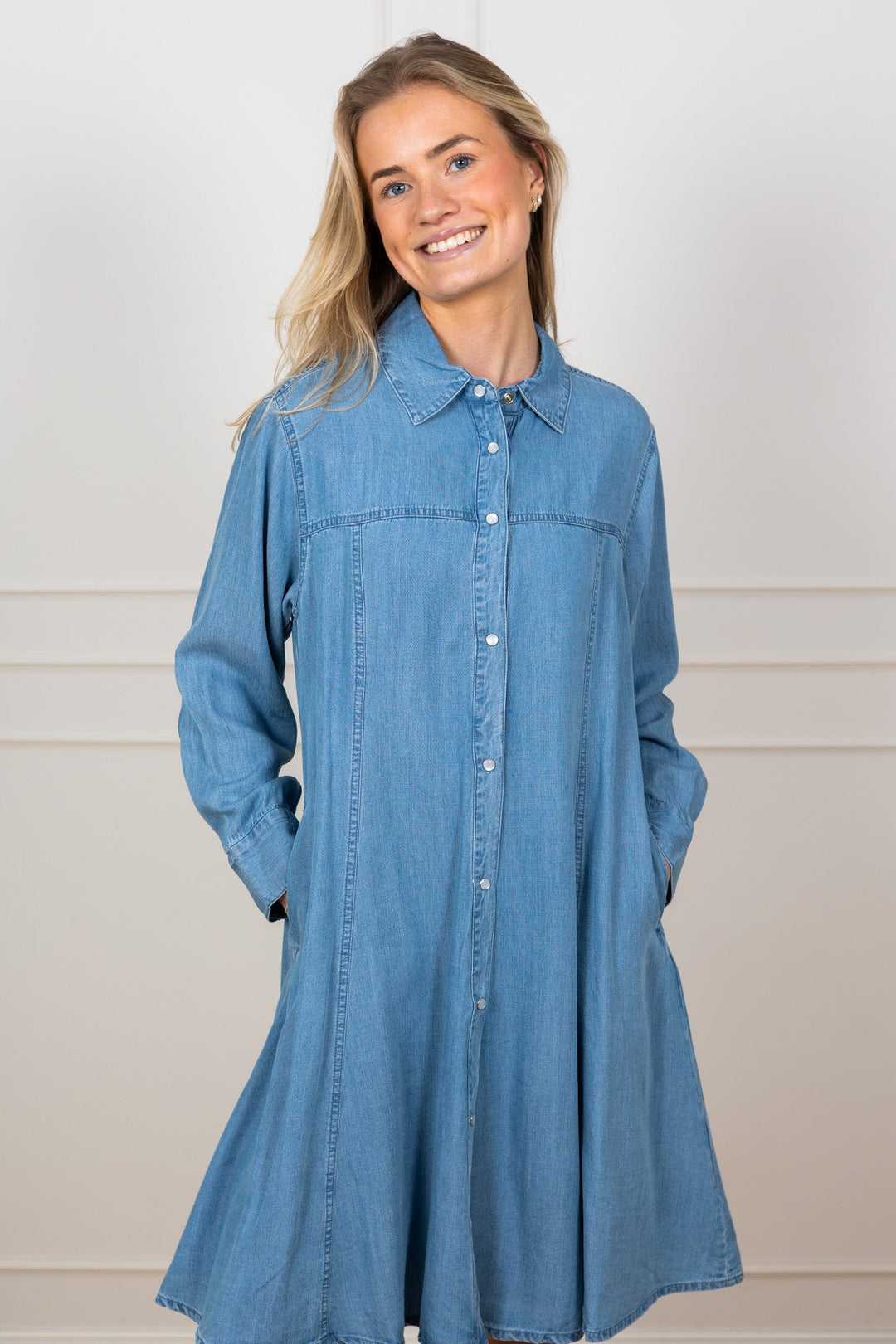 Joanna Dress Navy | Kjoler | Smuk