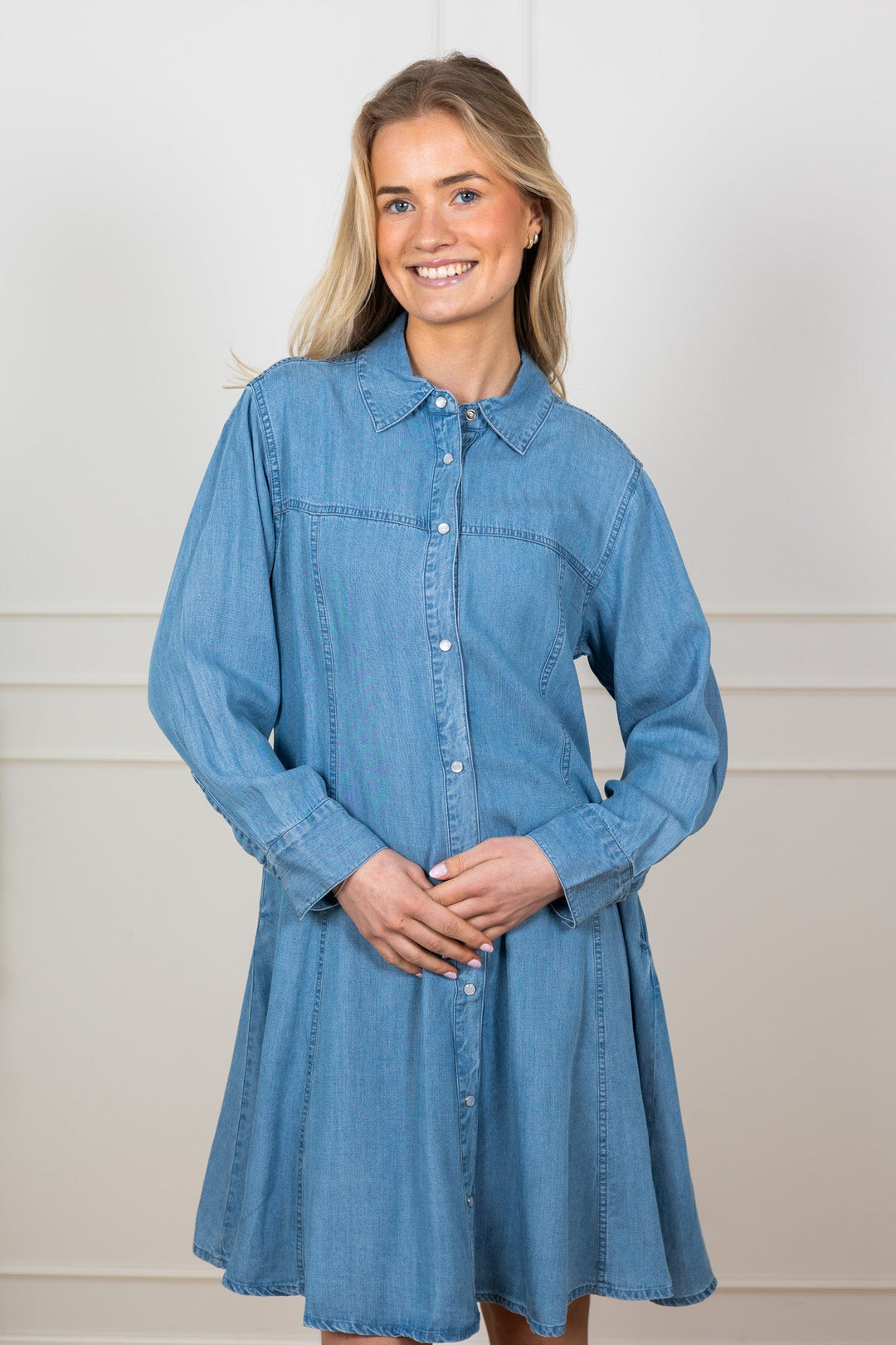 Joanna Dress Navy | Kjoler | Smuk