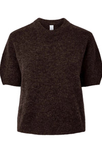 Johi Ss Wool Blend Pullover Coffee Bean