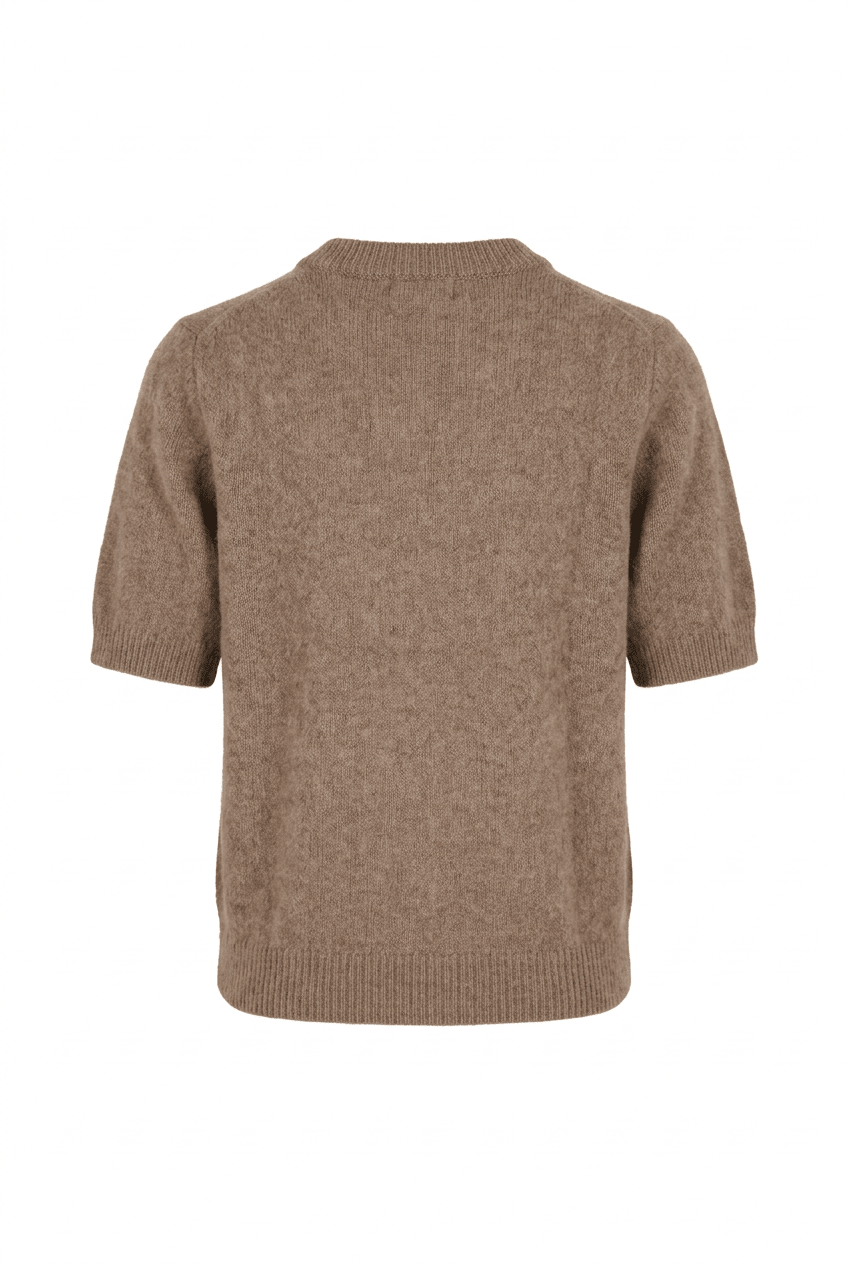 Johi Ss Wool Blend Pullover Taupe Gray | Genser | Smuk