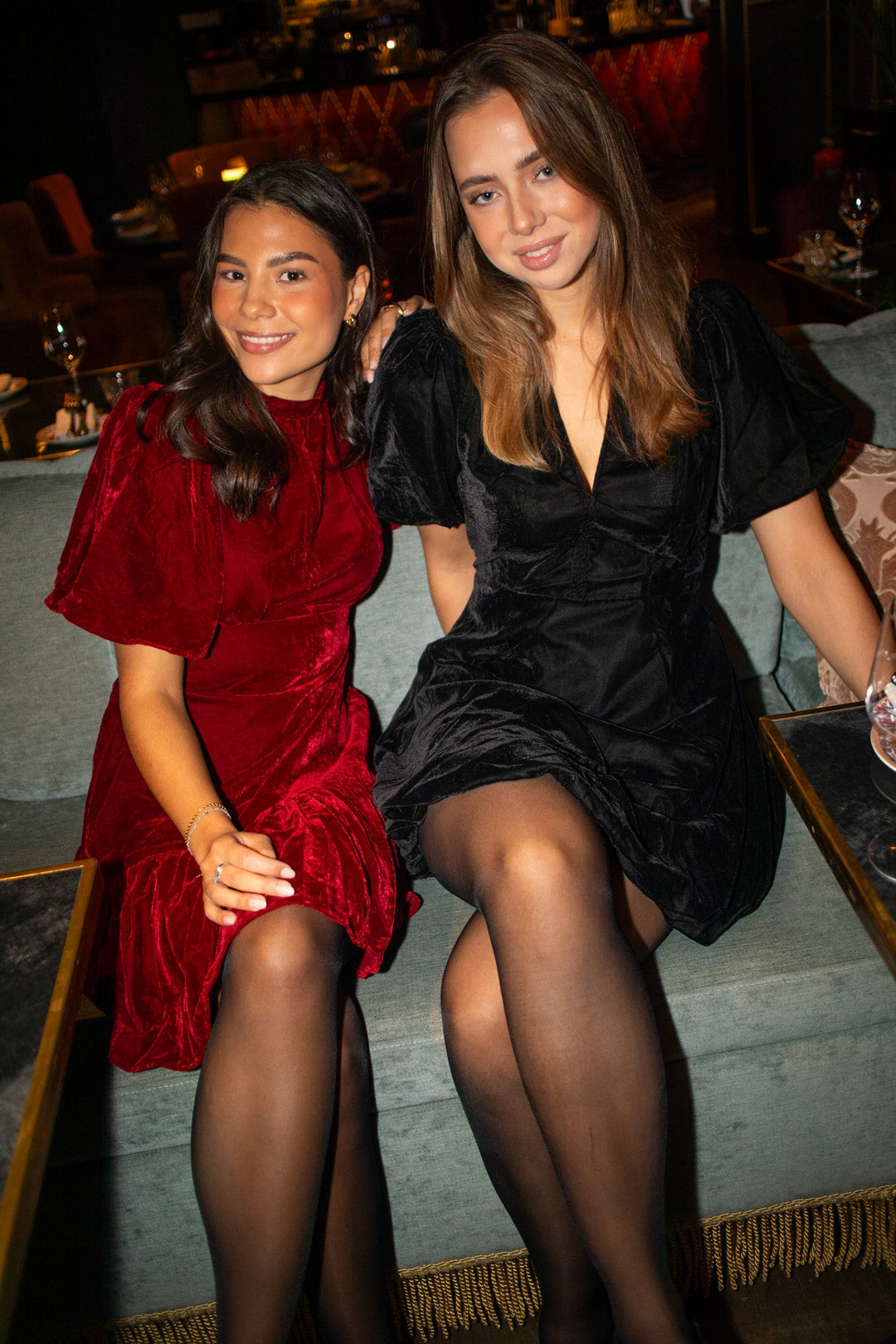 Jolie Dress Bordeaux Velvet | Kjoler | Smuk - Dameklær på nett