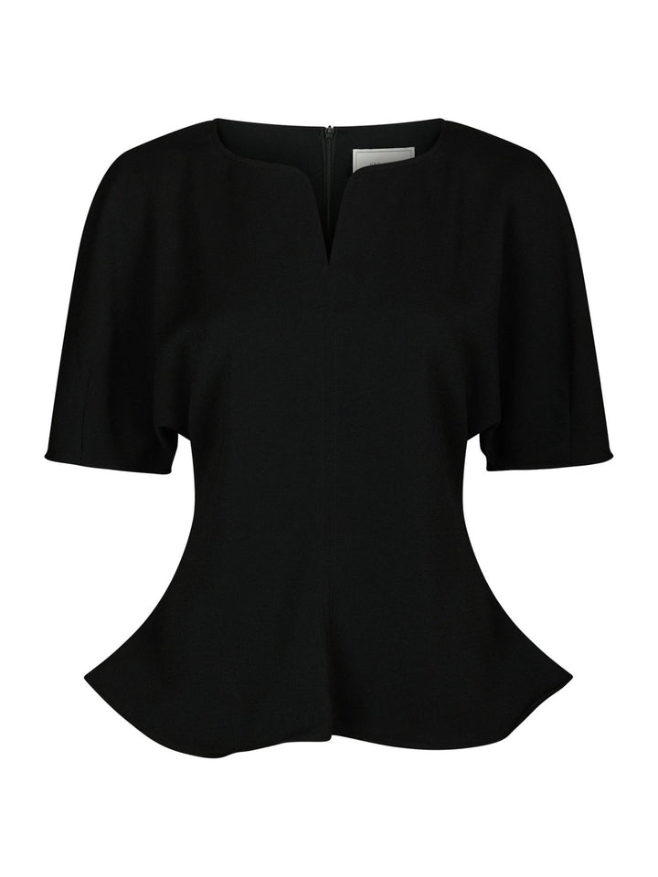 Josine Crepe Blouse Black | Skjorter og bluser | Smuk