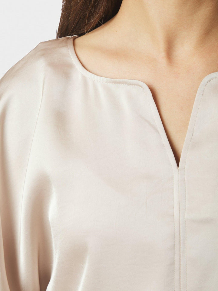 Josine Heavy Sateen Blouse Champagne | Skjorter og bluser | Smuk