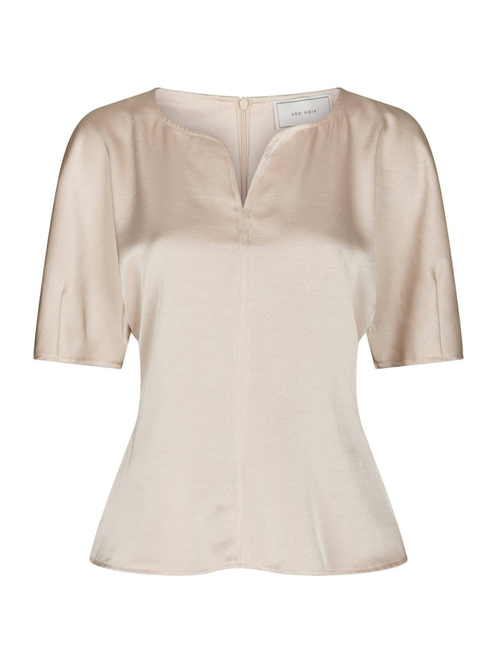 Josine Heavy Sateen Blouse Champagne | Skjorter og bluser | Smuk