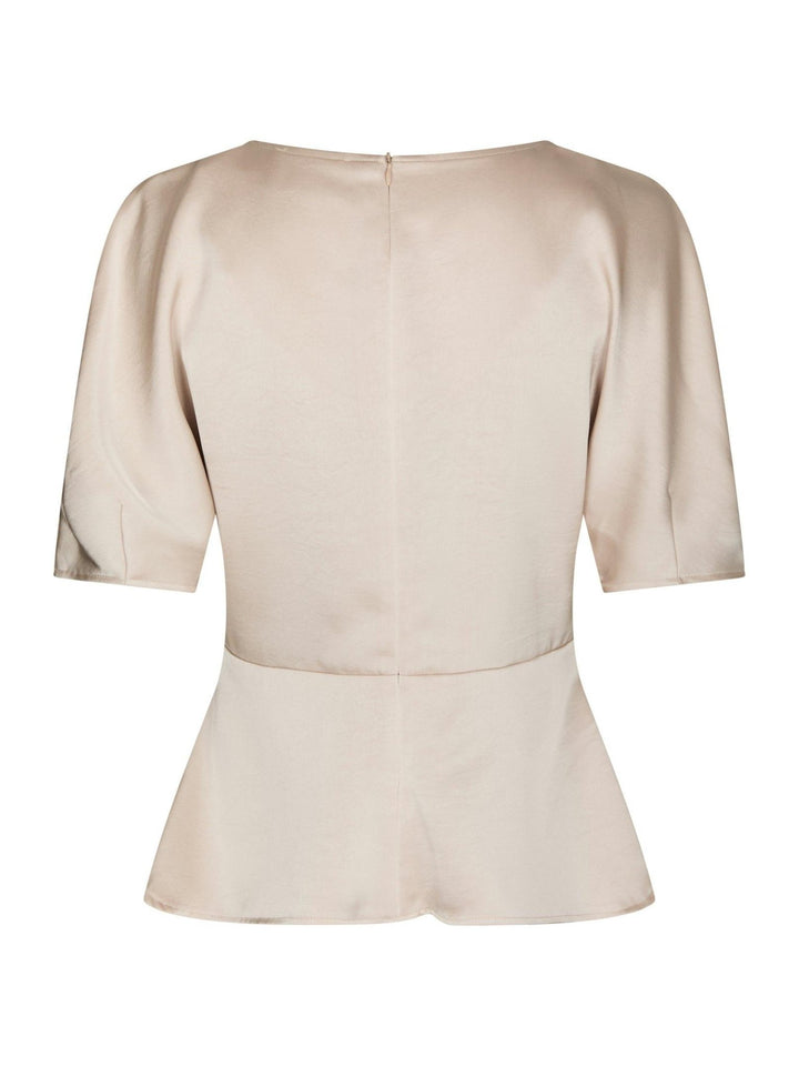 Josine Heavy Sateen Blouse Champagne | Skjorter og bluser | Smuk