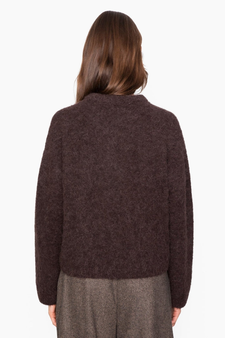 Joy Knit Dark Brown | Genser | Smuk - Dameklær på nett