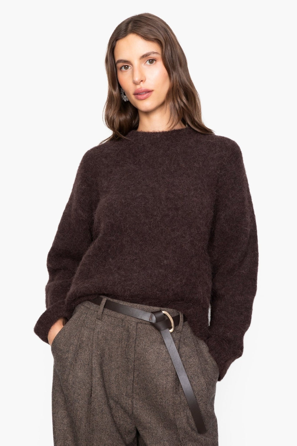 Joy Knit Dark Brown | Genser | Smuk - Dameklær på nett