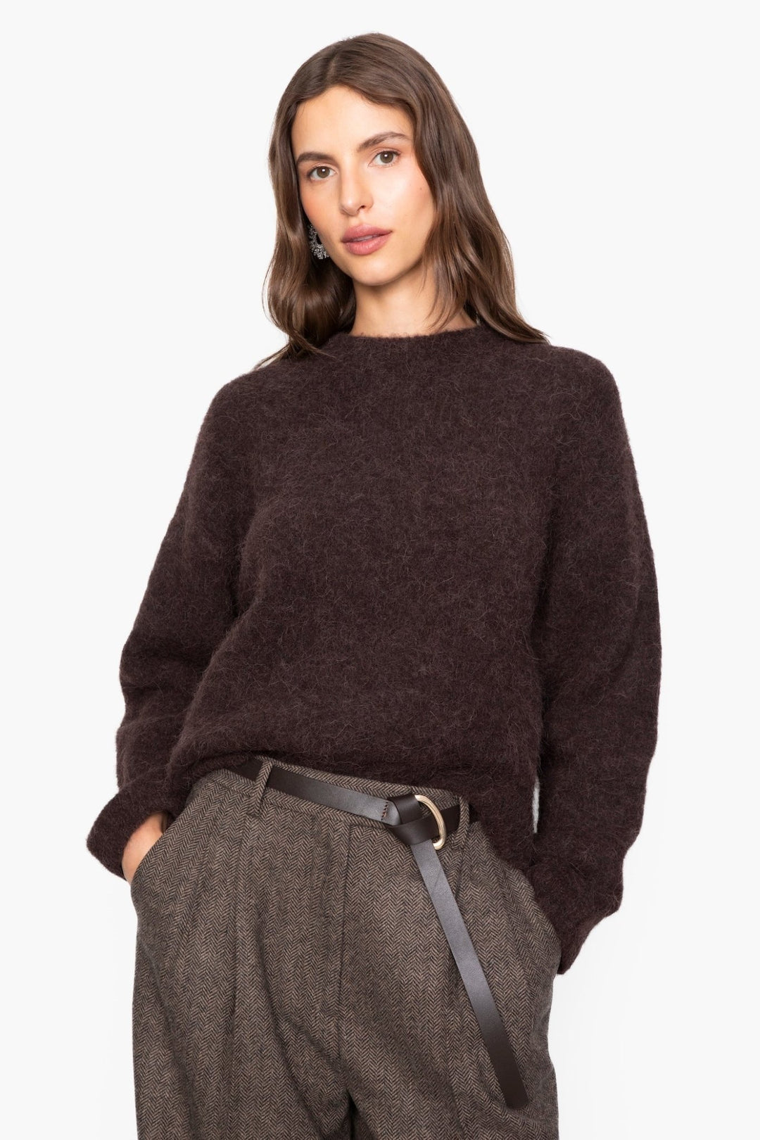 Joy Knit Dark Brown | Genser | Smuk - Dameklær på nett