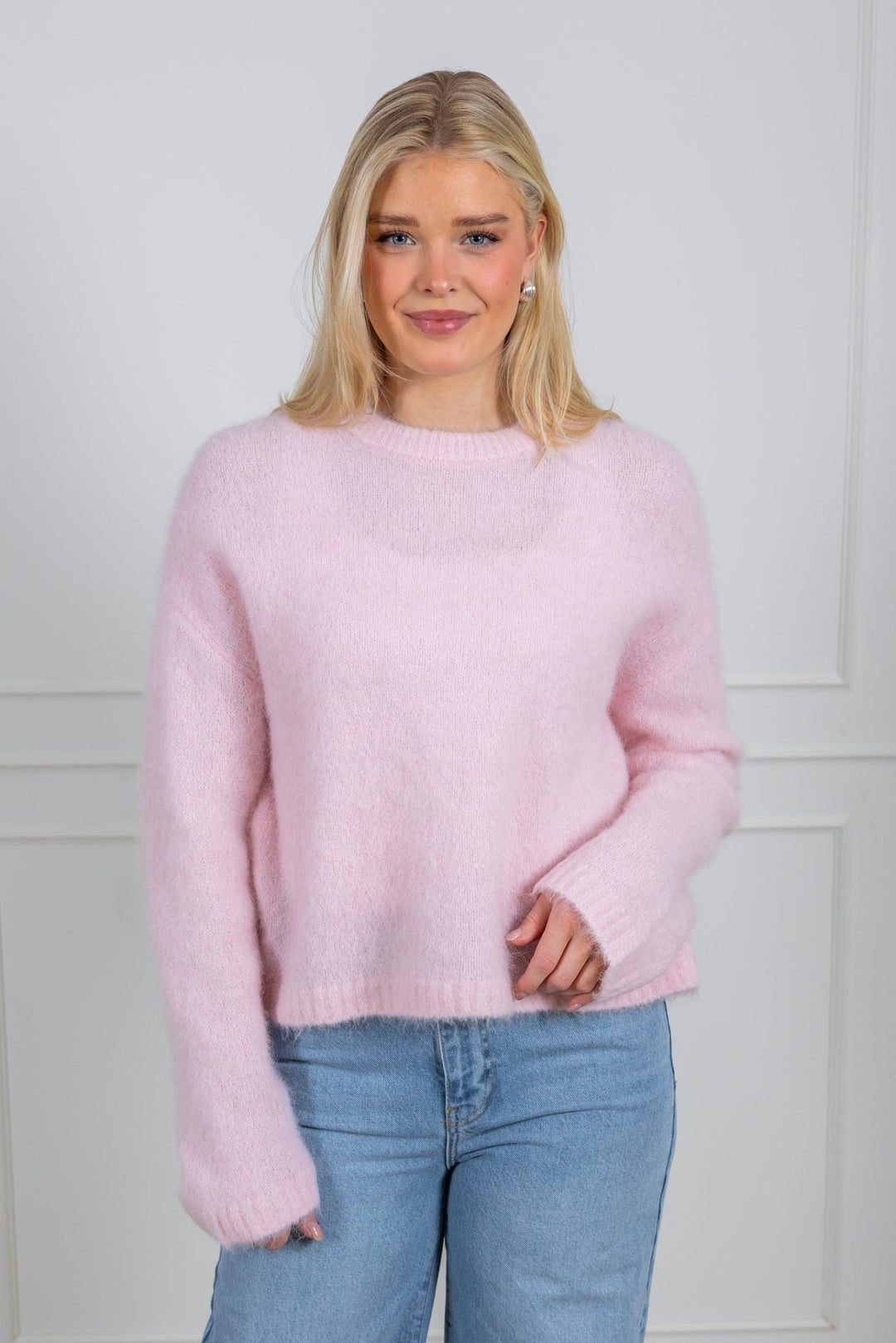 Joy Knit Light Pink | Genser | Smuk - Dameklær på nett