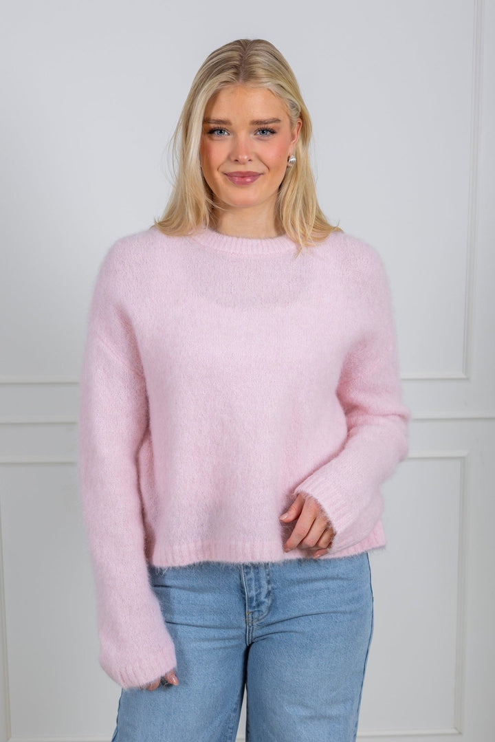 Joy Knit Light Pink | Genser | Smuk - Dameklær på nett