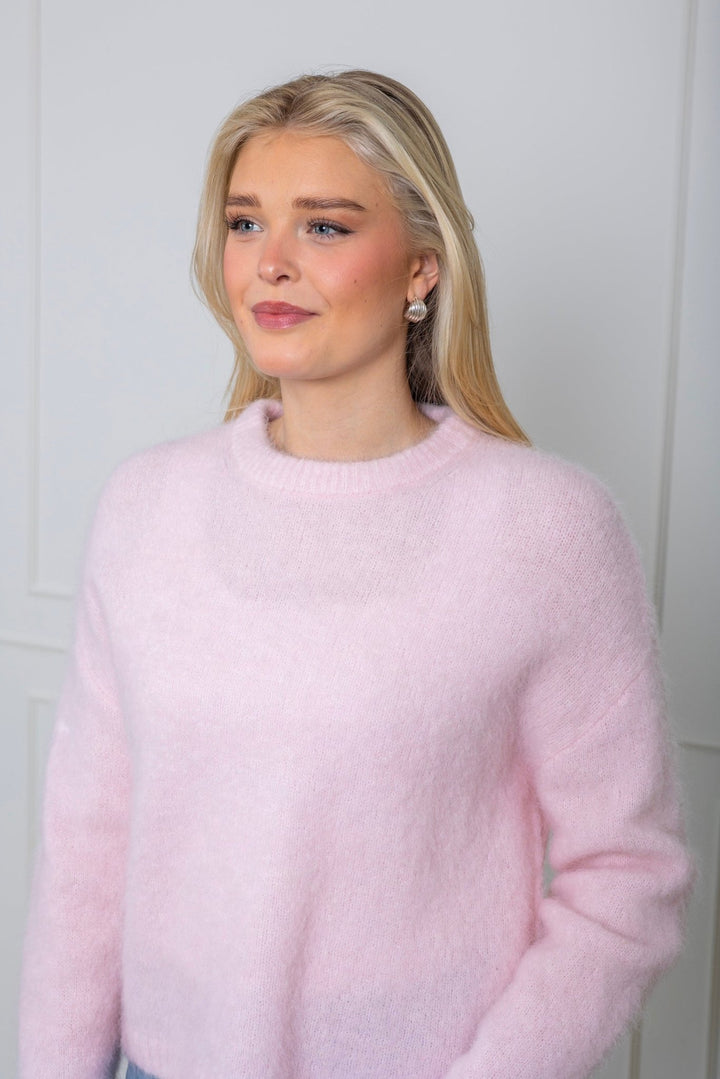 Joy Knit Light Pink | Genser | Smuk - Dameklær på nett