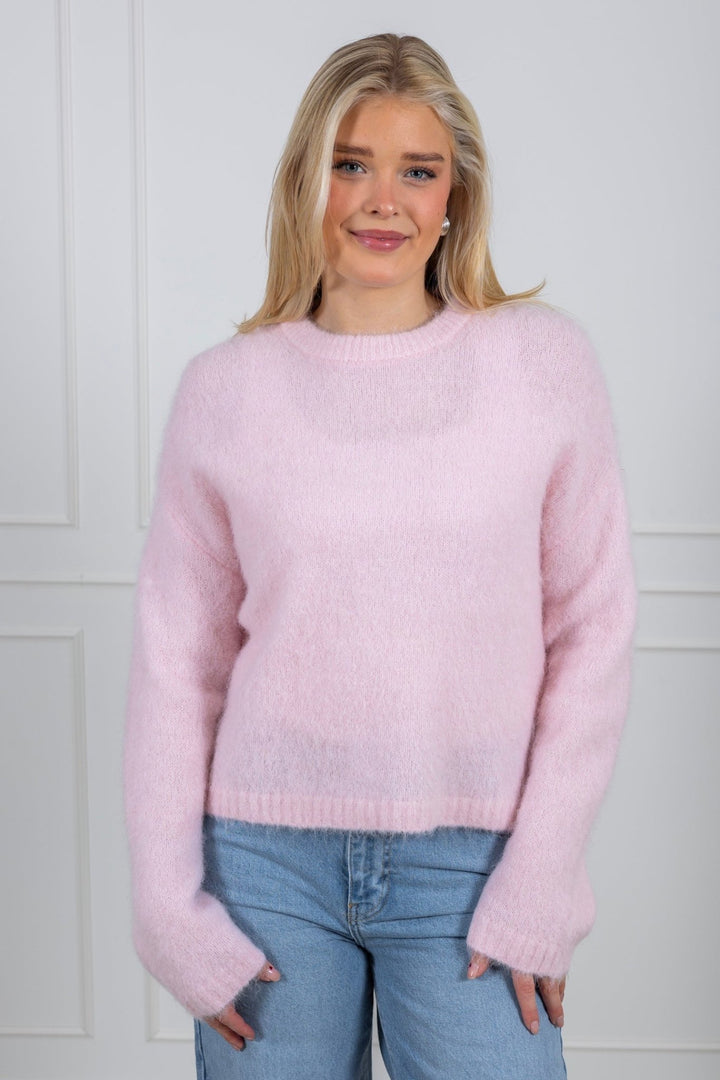 Joy Knit Light Pink | Genser | Smuk - Dameklær på nett