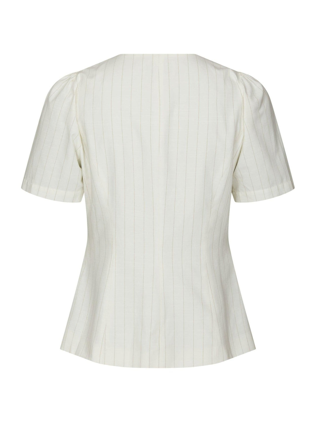 Jules Summer Stripe Blouse Taupe Stripe | Skjorter og bluser | Smuk