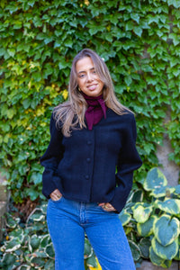 Juliet Cashmere Scarf Dark Burgundy
