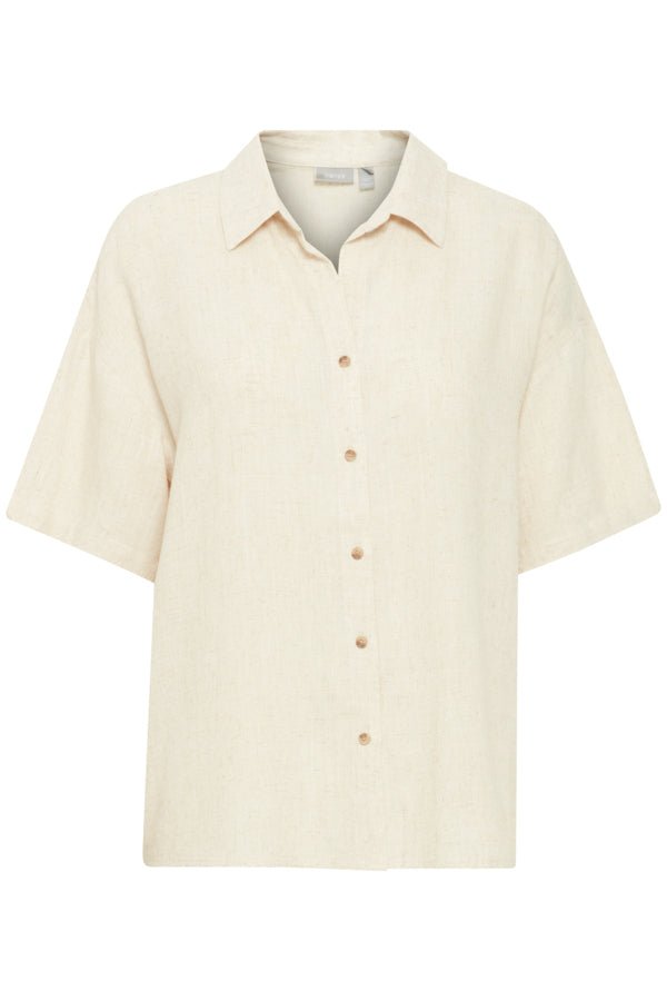 Juna Sh 1 Birch Melange | Skjorter og bluser | Smuk - Dameklær på nett