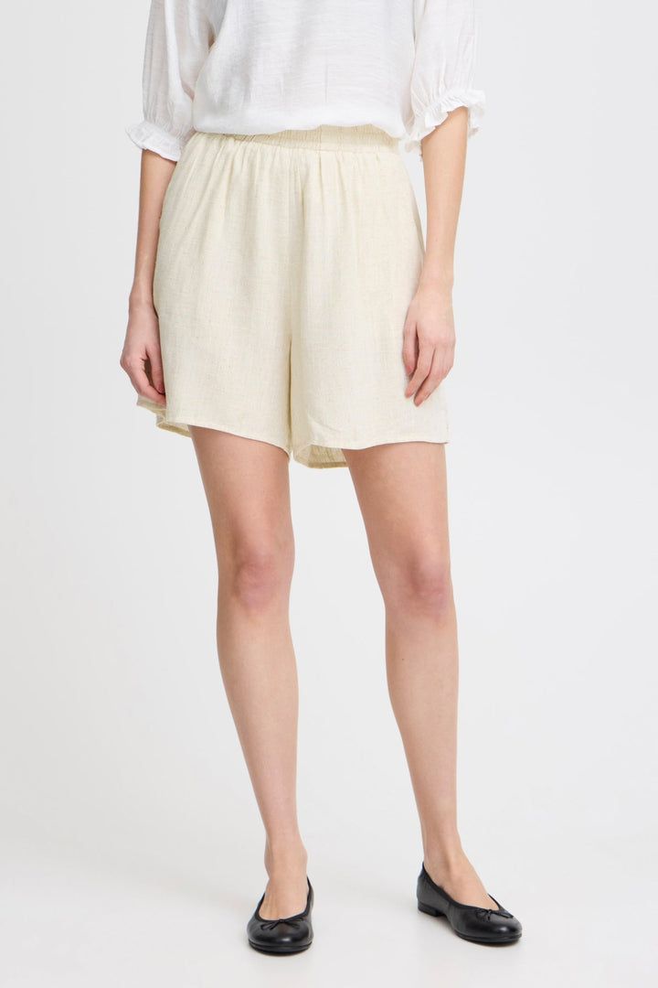 Juna Sho 1 Birch Melange | Shorts | Smuk - Dameklær på nett