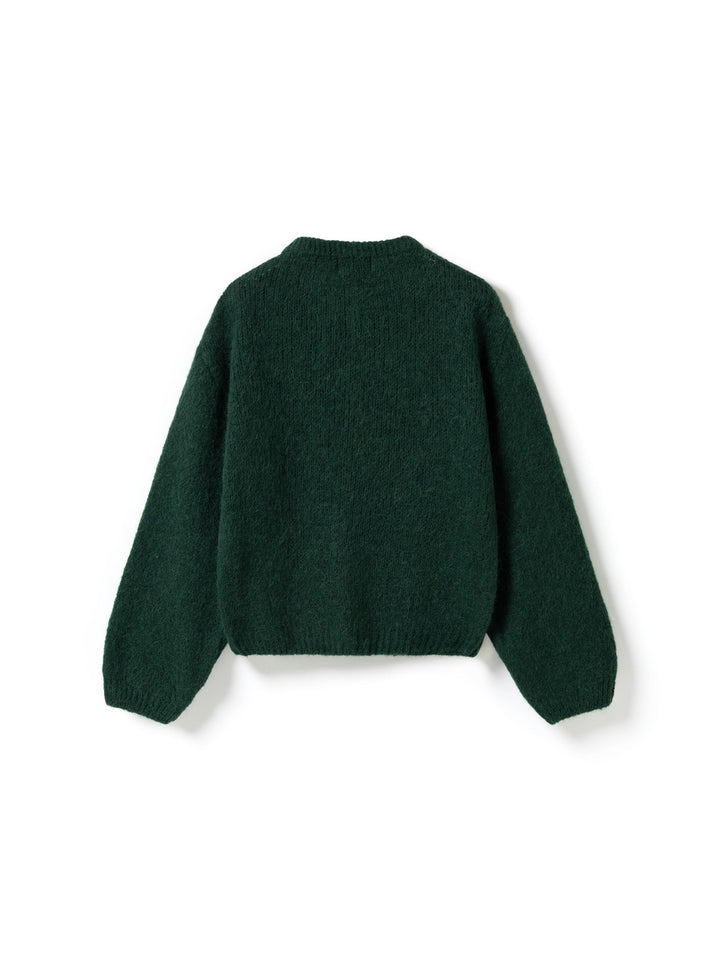 Kae Knit Cardigan Bottle Green | Genser | Smuk