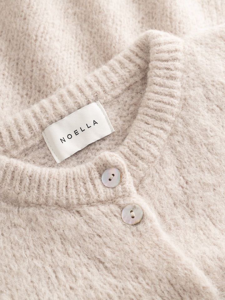 Kae Knit Cardigan Oyster | Genser | Smuk