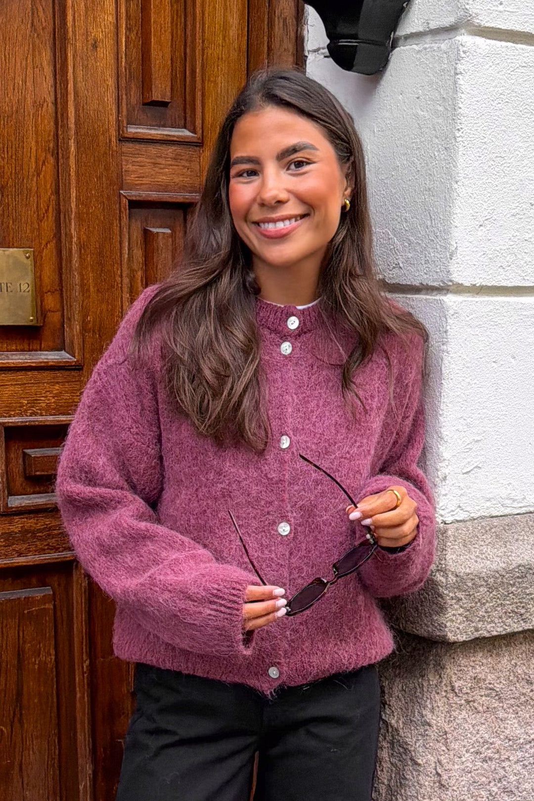 Kae Knit Cardigan Rust | Genser | Smuk