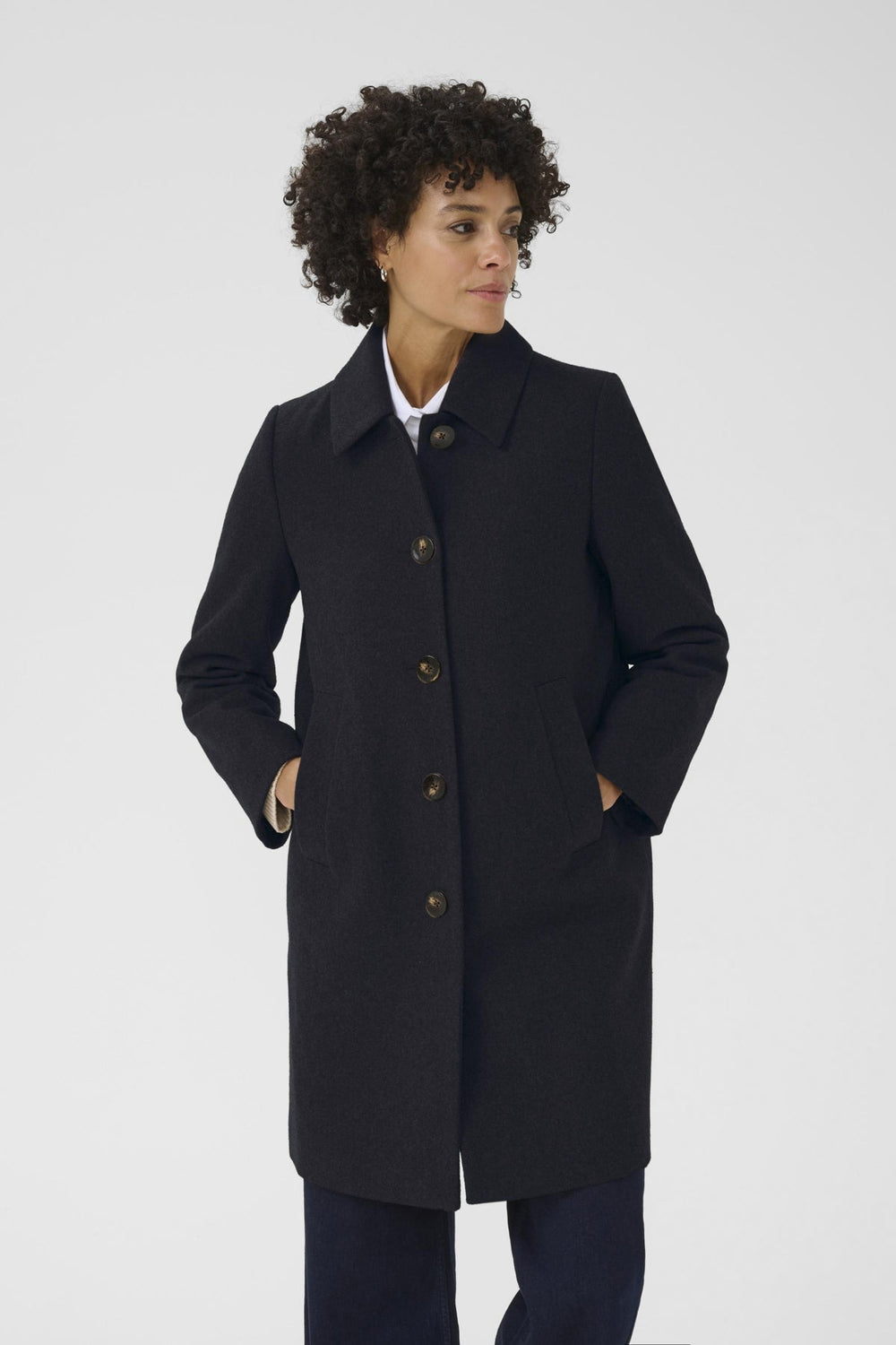 Kamillas Outerwear Dark Navy | Yttertøy | Smuk - Dameklær på nett