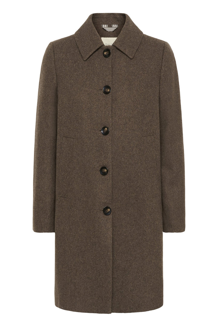 Kamillas Outerwear Dark Walnut Melange | Yttertøy | Smuk